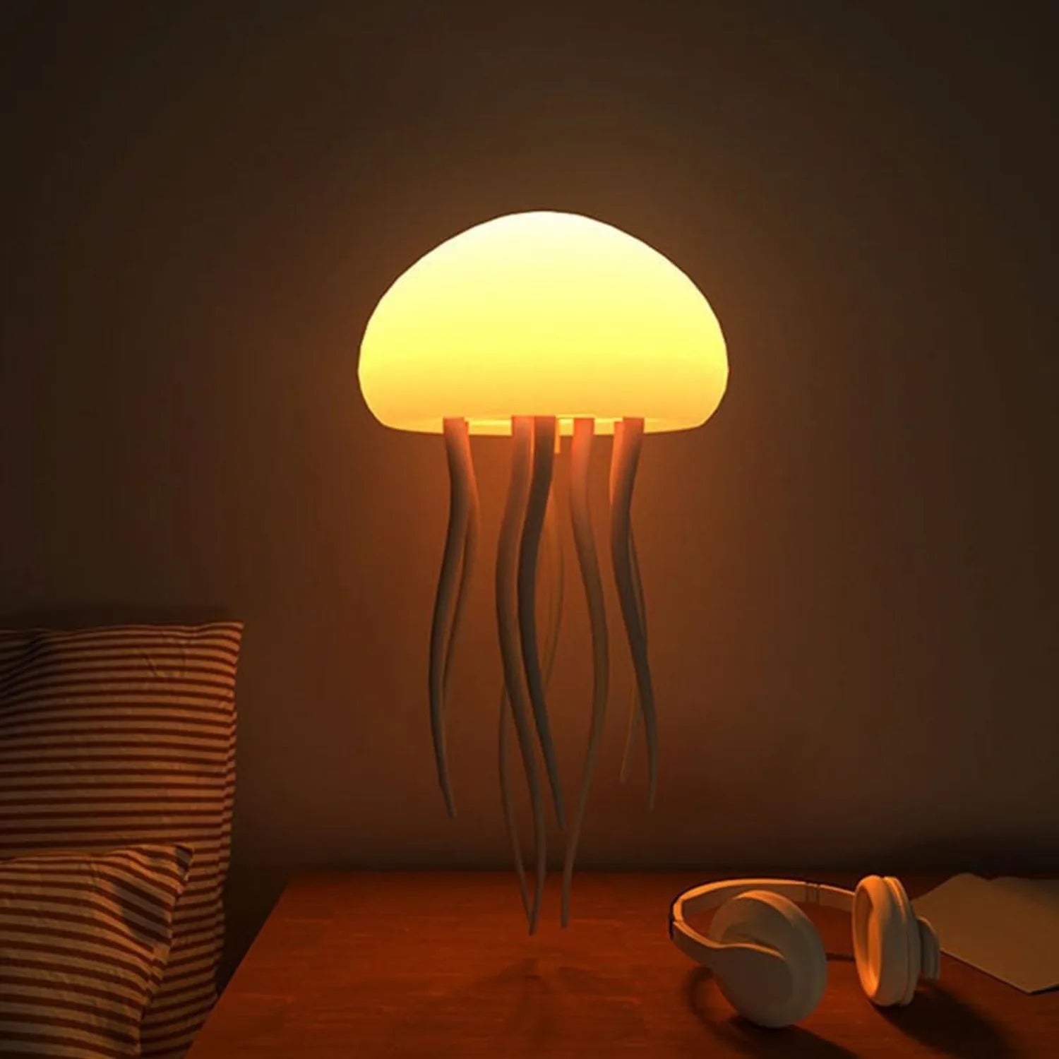 Automatic Dancing Jellyfish Lamp, LED Jellyfish Night Light, Sound-Controlled Jellyfish Lamp