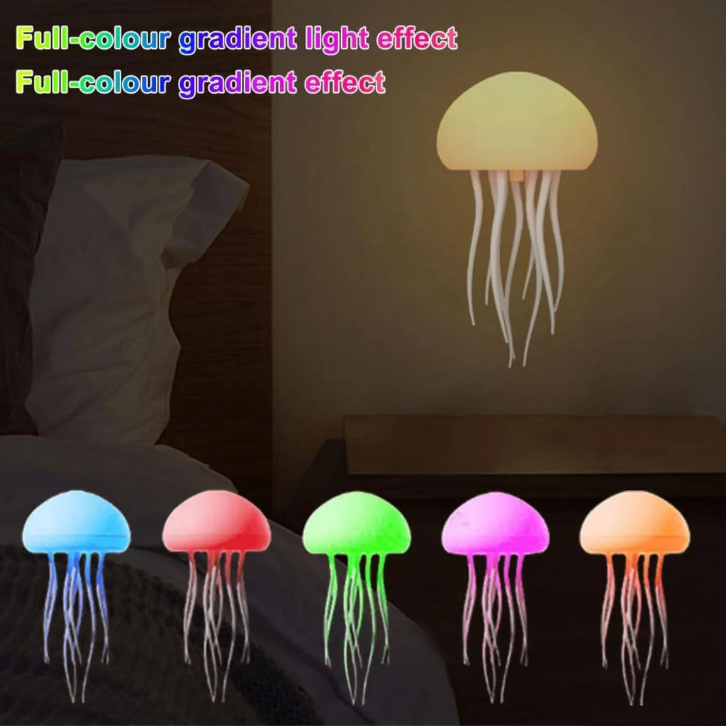 Automatic Dancing Jellyfish Lamp, LED Jellyfish Night Light, Sound-Controlled Jellyfish Lamp